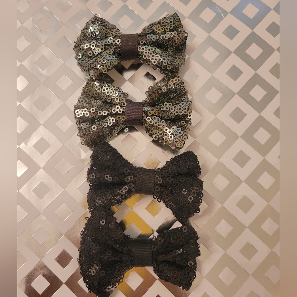 Set of 4 girl bows
